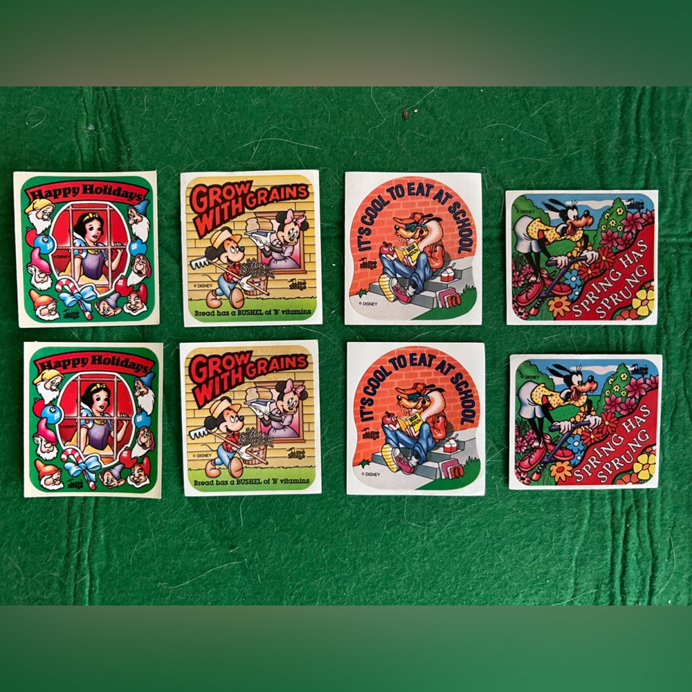 Vintage Mello Smello Scratch and Sniff Disney Stickers,collector’s series